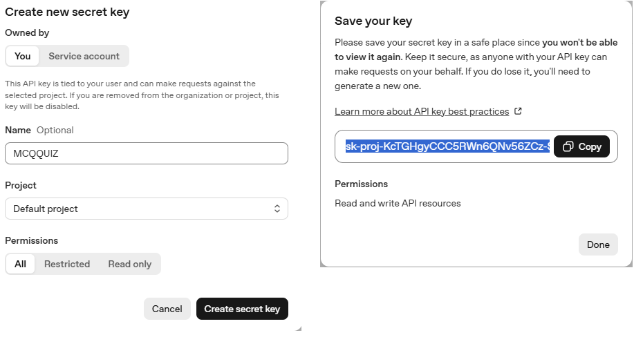 How to Generate an OpenAI API Key
