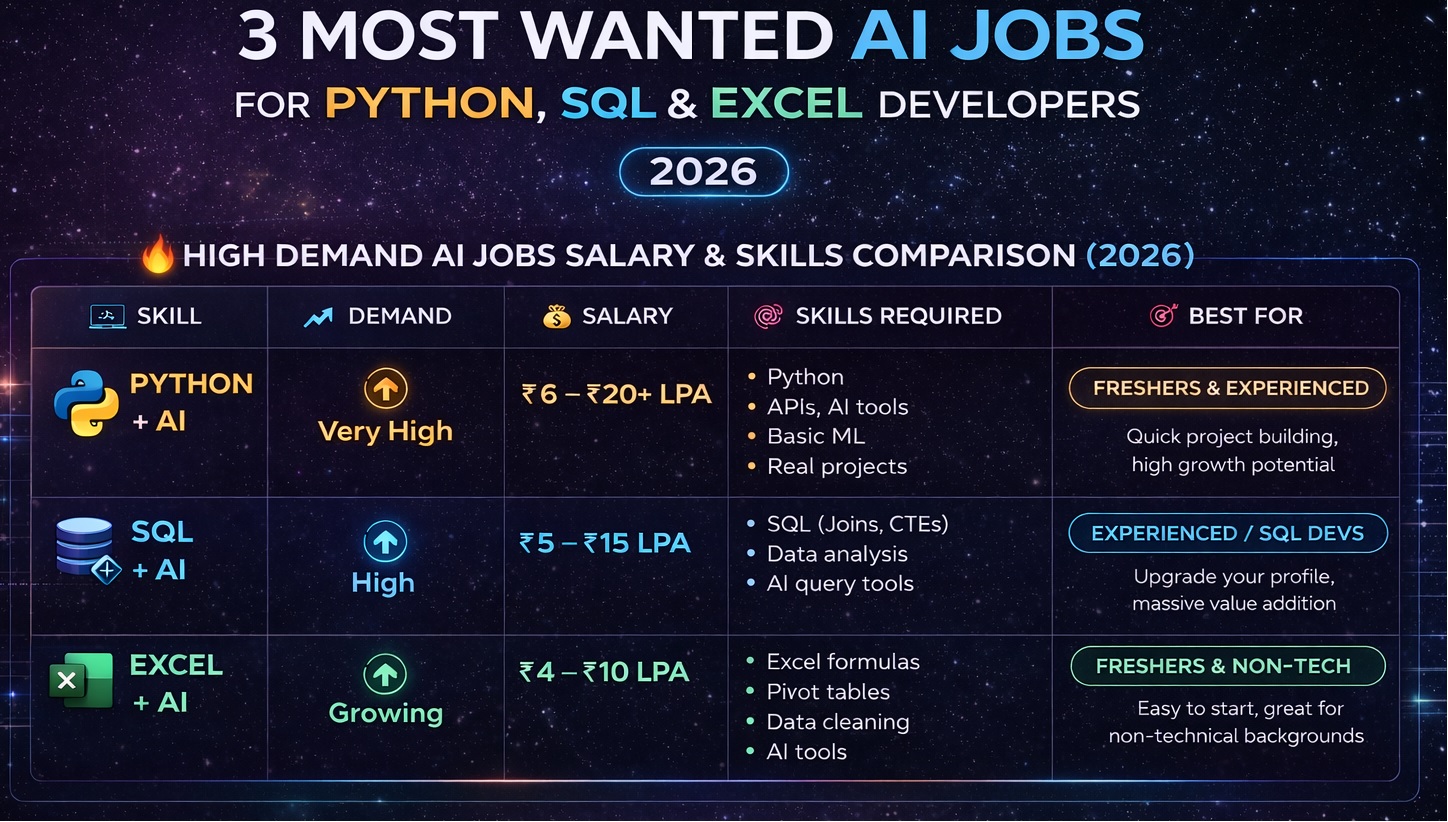 Top AI jobs for developers in 2026