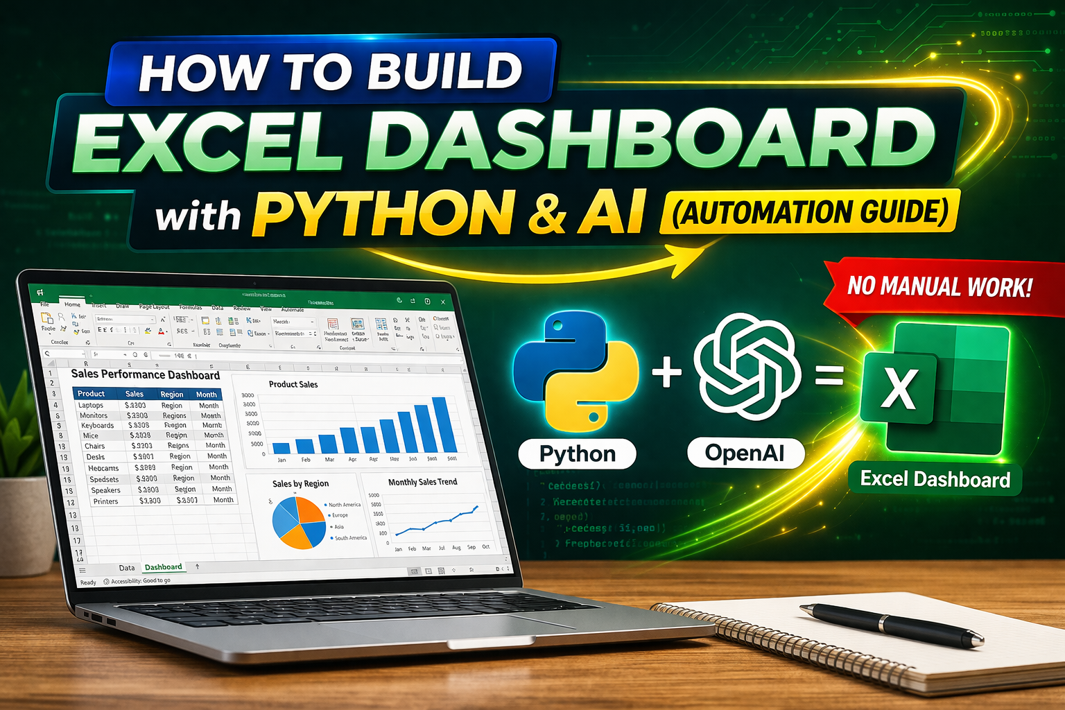 How to Build Excel Dashboard with Python & AI (No Manual Work)