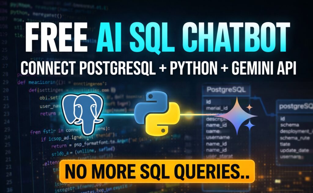 build ai that converts english to postgresql sql using python