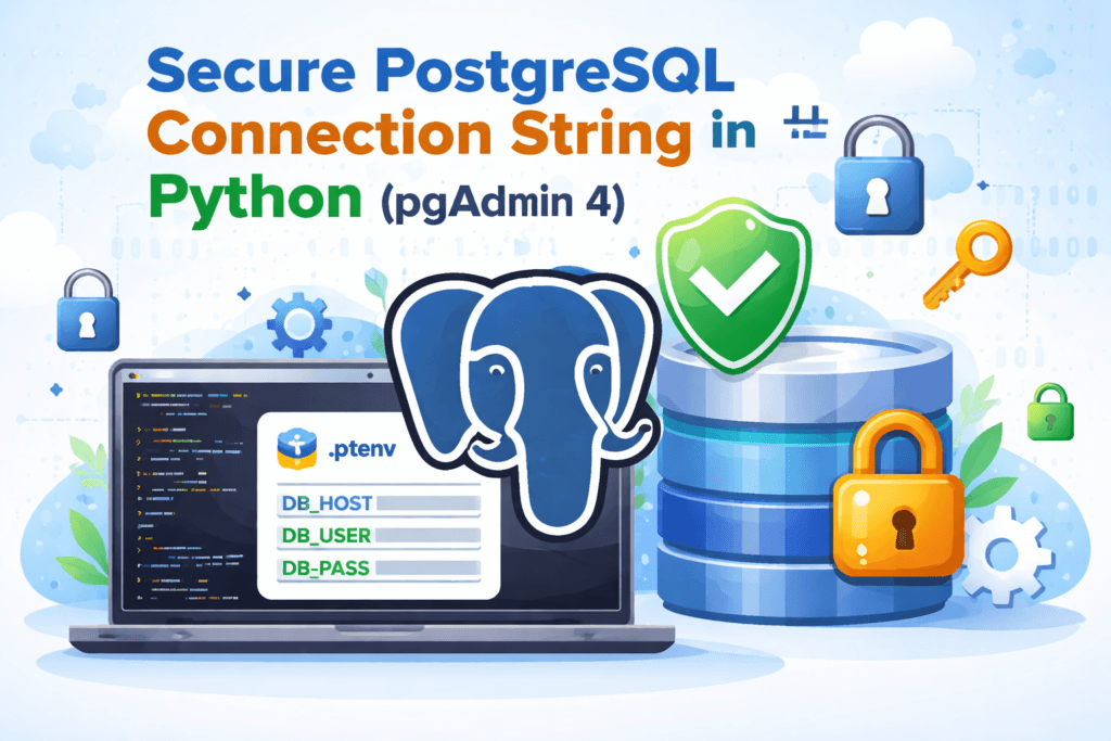 How To Secure PostgreSQL Connection In Python Using .env (pgAdmin 4)