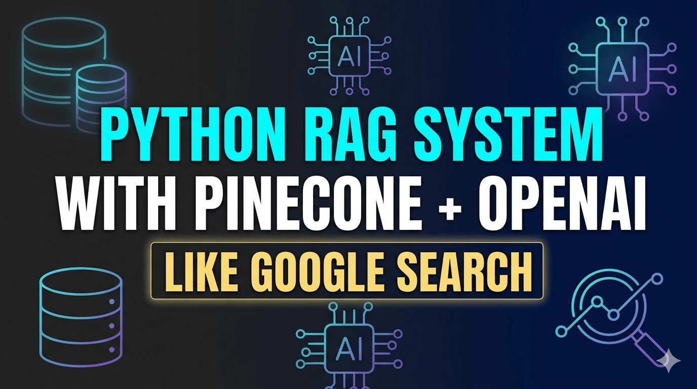 How to build Python RAG system with Pinecone and OpenAI
