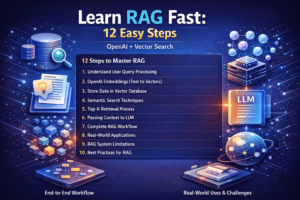 Learn RAG Fast: 12 Easy Steps (OpenAI + Vector Search)